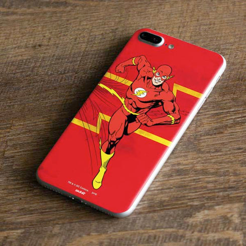 DC Comics The Flash Classic Art Running Pose iPhone 8 Plus Skin